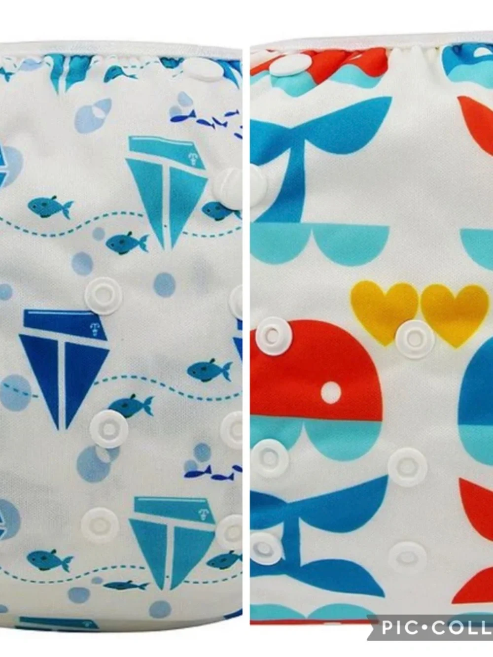 Genio Baby Swim Diaper Waterproof Adjustable Set of 2 Like new